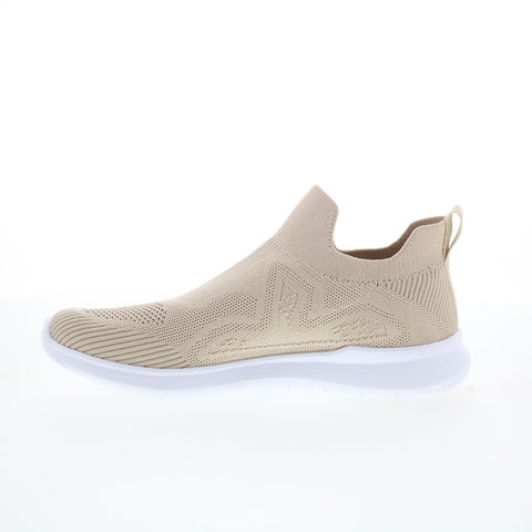 Propet Travelbound Slip on WAT104M Womens Beige Canvas Loafer Flats Shoes