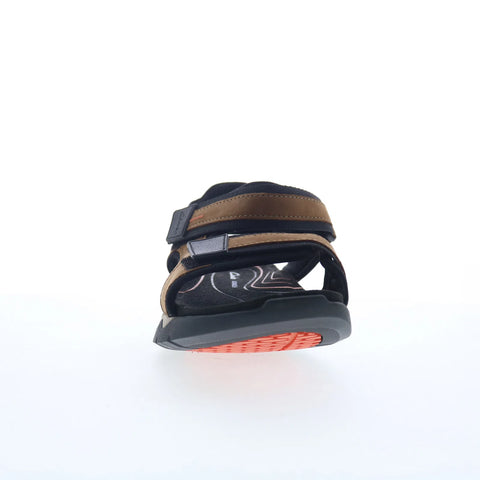 Clarks Wave 2.0 Jump 26159771 Mens Brown Leather Strap Sport Sandals Shoes