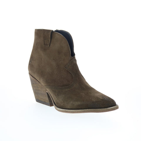 Fly London Waxi WAXI185FLY-001 Womens Brown Suede Ankle & Booties Boots