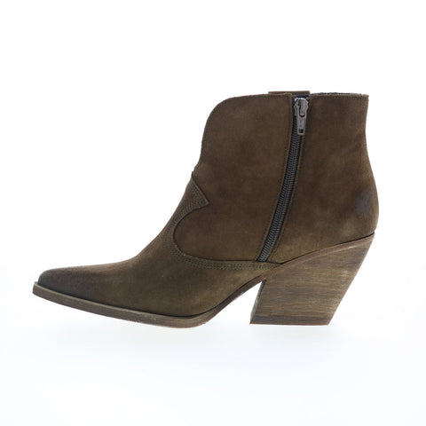 Fly London Waxi WAXI185FLY-001 Womens Brown Suede Ankle & Booties Boots