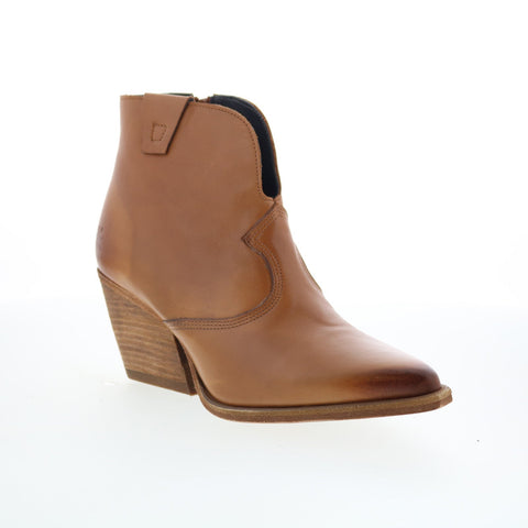 Fly London Waxi WAXI185FLY-003 Womens Brown Leather Ankle & Booties Boots