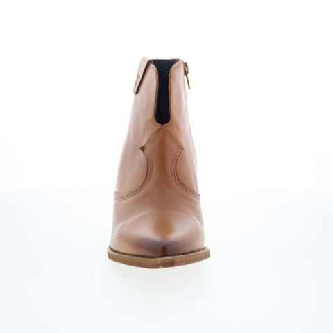 Fly London Waxi WAXI185FLY-003 Womens Brown Leather Ankle & Booties Boots