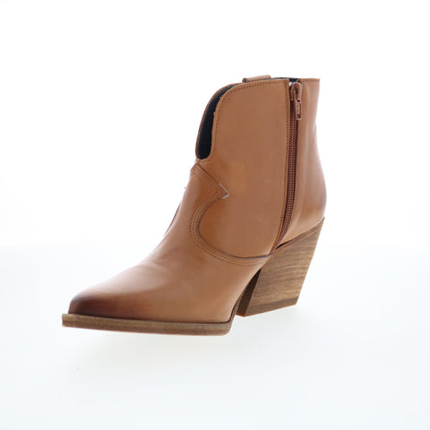 Fly London Waxi WAXI185FLY-003 Womens Brown Leather Ankle & Booties Boots