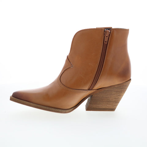 Fly London Waxi WAXI185FLY-003 Womens Brown Leather Ankle & Booties Boots
