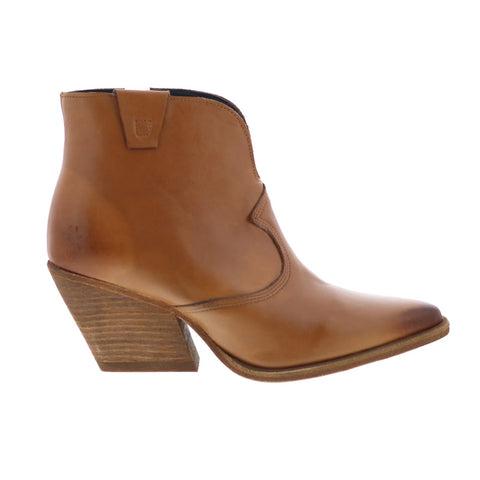 Fly London Waxi WAXI185FLY-003 Womens Brown Leather Ankle & Booties Boots