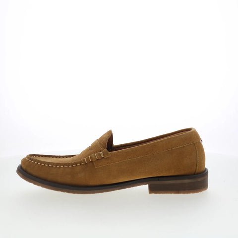 Pajar Wayne 51884 Mens Brown Leather Slip On Loafers & Slip Ons Penny Shoes