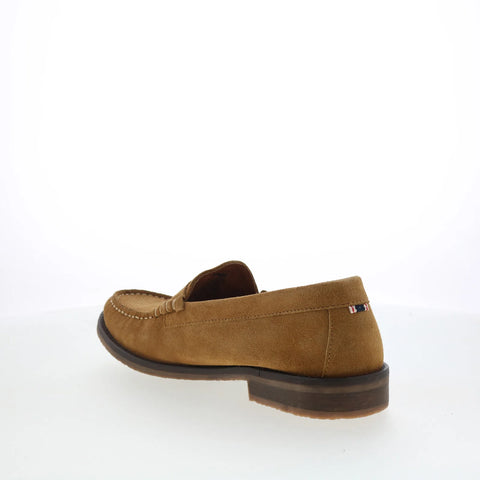 Pajar Wayne 51884 Mens Brown Leather Slip On Loafers & Slip Ons Penny Shoes