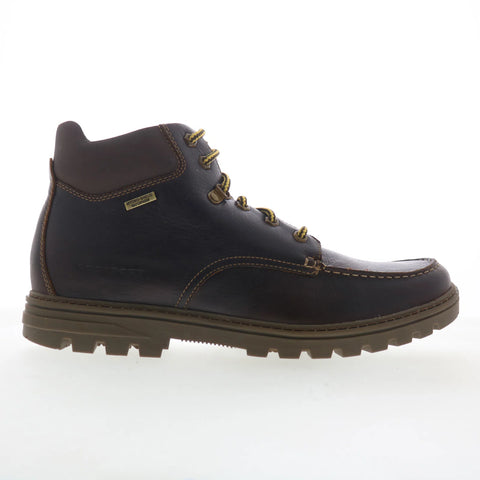 Rockport Weather Or Not Moc Toe Boot Mens Brown Leather Casual Dress Boots
