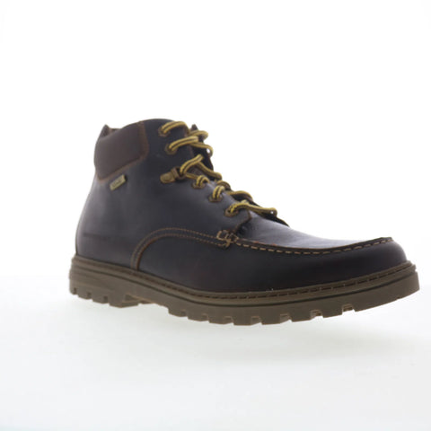 Rockport Weather Or Not Moc Toe Boot Mens Brown Leather Casual Dress Boots