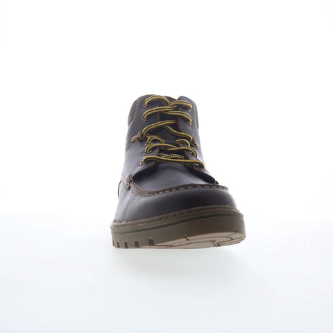 Rockport Weather Or Not Moc Toe Boot Mens Brown Leather Casual Dress Boots