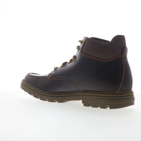 Rockport Weather Or Not Moc Toe Boot Mens Brown Leather Casual Dress Boots