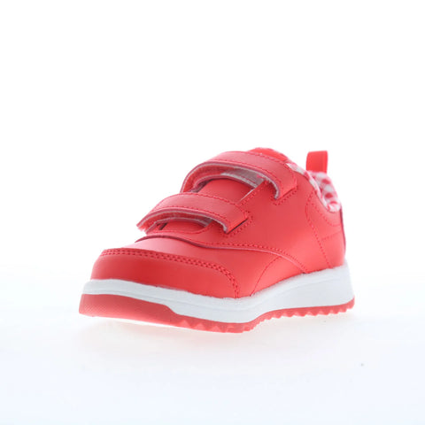 Reebok Weebok Clasp Low 2 Toddler Red Leather Lifestyle Sneakers Shoes