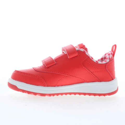 Reebok Weebok Clasp Low 2 Toddler Red Leather Lifestyle Sneakers Shoes