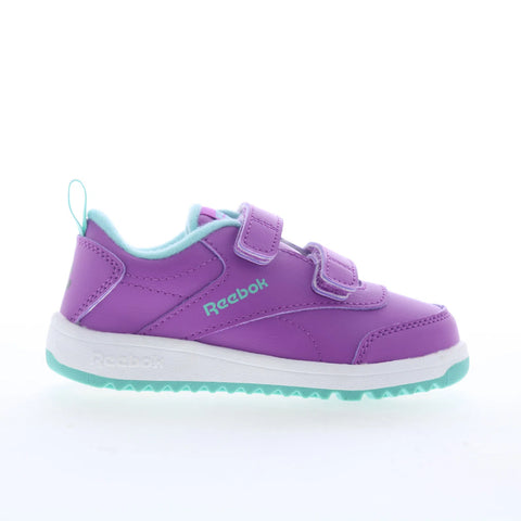 Reebok Weebok Clasp Low 2 Toddler Purple Leather Lifestyle Sneakers Shoes