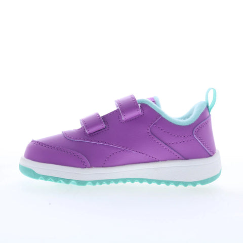 Reebok Weebok Clasp Low 2 Toddler Purple Leather Lifestyle Sneakers Shoes