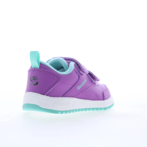 Reebok Weebok Clasp Low 2 Toddler Purple Leather Lifestyle Sneakers Shoes