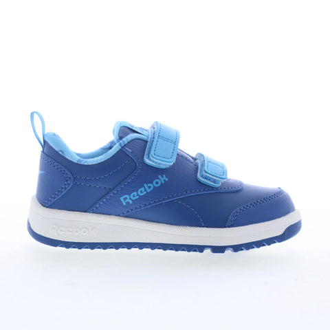 Reebok Weebok Clasp Low 2 Toddler Blue Leather Lifestyle Sneakers Shoes
