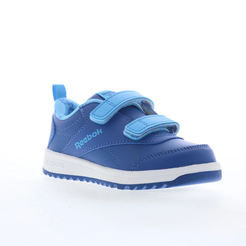 Reebok Weebok Clasp Low 2 Toddler Blue Leather Lifestyle Sneakers Shoes