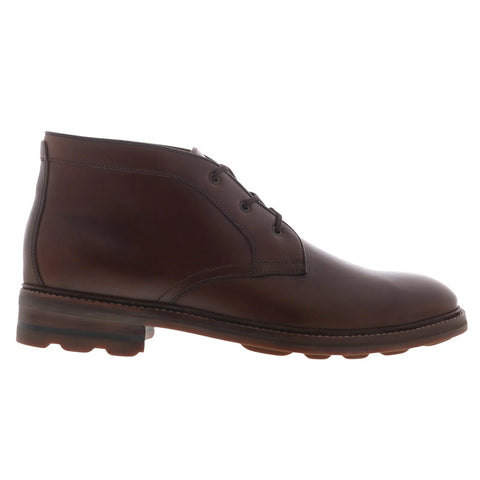 Johnston & Murphy Welch 24-6082 Mens Brown Leather Lace Up Chukkas Boots