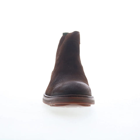 Johnston & Murphy Welch 24-6090 Mens Brown Leather Zipper Casual Dress Boots