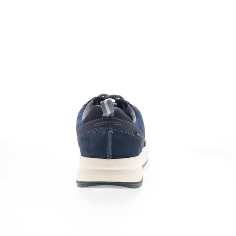 Clarks Wellman Trail AP 26169793 Mens Blue Leather Lifestyle Sneakers Shoes