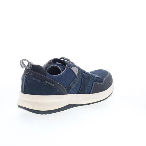 Clarks Wellman Trail AP 26169793 Mens Blue Leather Lifestyle Sneakers Shoes