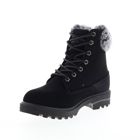 Lugz Empire Hi Fur 6-Inch WEMPHFD-0154 Womens Black Casual Dress Boots