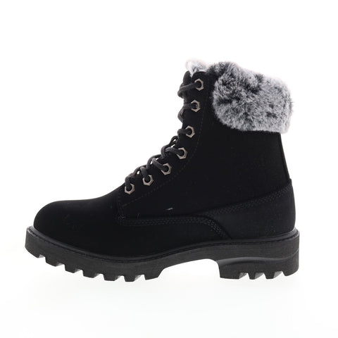 Lugz Empire Hi Fur 6-Inch WEMPHFD-0154 Womens Black Casual Dress Boots