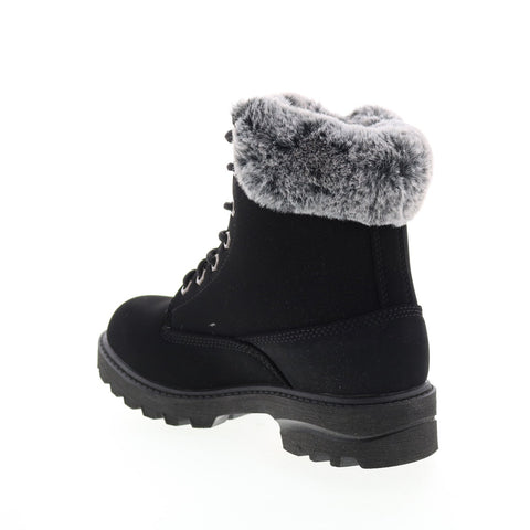 Lugz Empire Hi Fur 6-Inch WEMPHFD-0154 Womens Black Casual Dress Boots