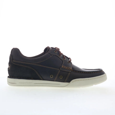 Rockport Wentworth Mens Brown Wide Loafers & Slip Ons Boat Shoes