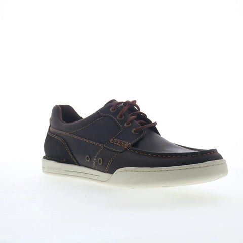 Rockport Wentworth Mens Brown Wide Loafers & Slip Ons Boat Shoes