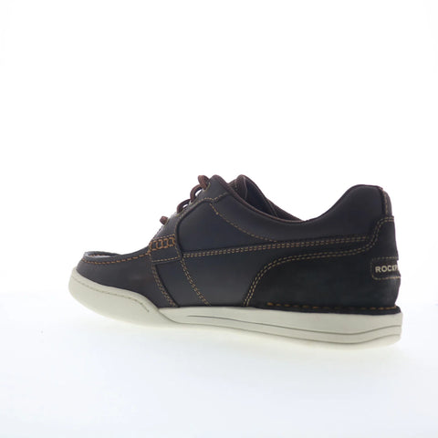 Rockport Wentworth Mens Brown Wide Loafers & Slip Ons Boat Shoes
