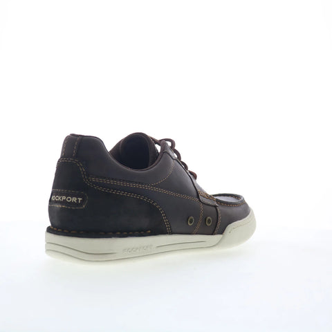 Rockport Wentworth Mens Brown Wide Loafers & Slip Ons Boat Shoes