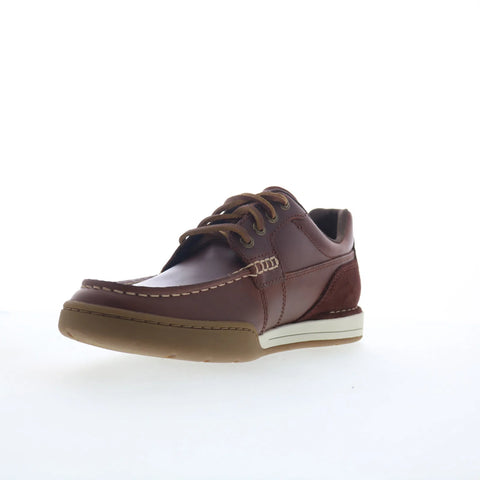Rockport Wentworth RMWENTWORTH Mens Brown Wide Loafers & Slip Ons Boat Shoes