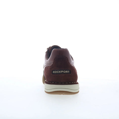 Rockport Wentworth RMWENTWORTH Mens Brown Wide Loafers & Slip Ons Boat Shoes