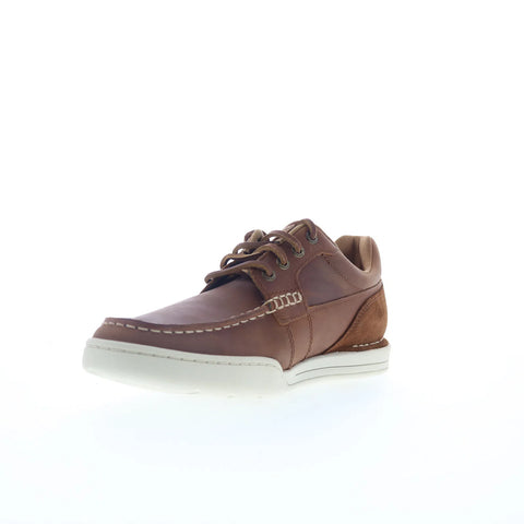 Rockport Wentworth Mens Brown Wide Leather Loafers & Slip Ons Boat Shoes