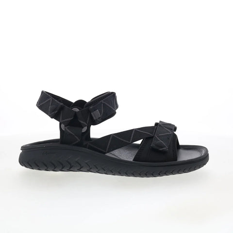Clarks Wesley Trail 26171721 Mens Black Synthetic Strap Sport Sandals Shoes