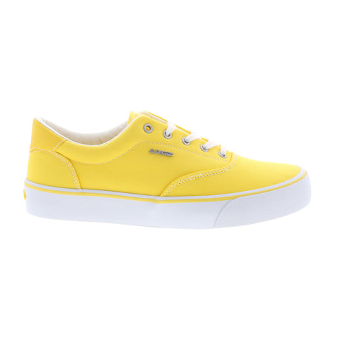 Lugz Flip WFLIPC-701 Womens Yellow Canvas Lace Up Lifestyle Sneakers Shoes