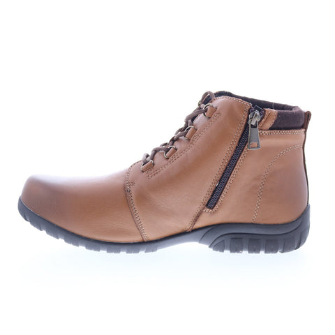 Propet Delaney WFV002L Womens Brown Extra Wide Casual Dress Boots