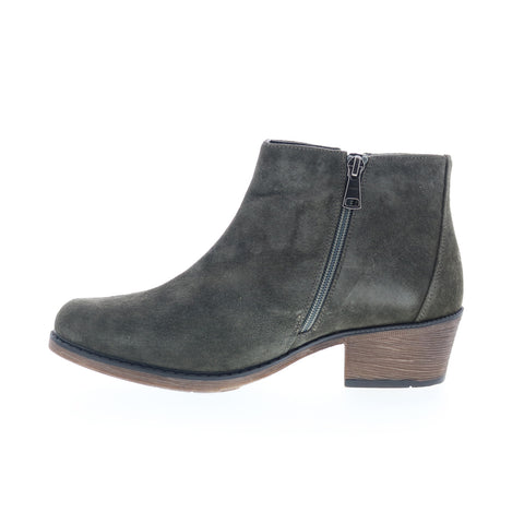 Propet Rebel WFX225S Womens Green Suede Ankle & Booties Boots