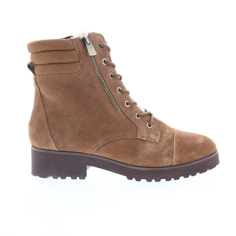 Easy Spirit Whay SEWHAY Womens Brown Wide Suede Casual Dress Boots