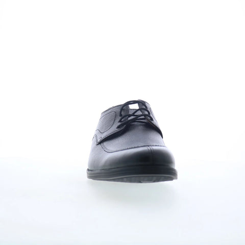 Clarks Whiddon Apron 26174569 Mens Black Leather Oxfords & Lace Ups Casual