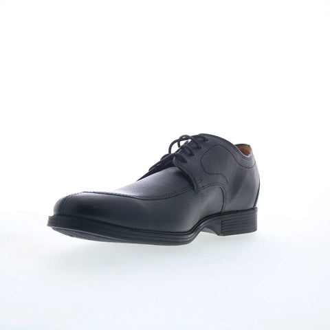 Clarks Whiddon Apron 26174569 Mens Black Leather Oxfords & Lace Ups Casual