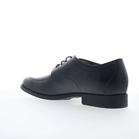 Clarks Whiddon Apron 26174569 Mens Black Leather Oxfords & Lace Ups Casual