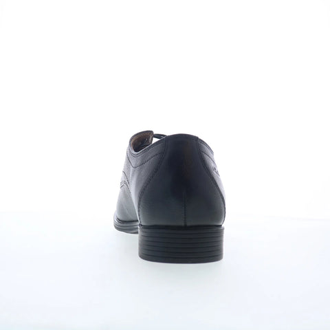 Clarks Whiddon Apron 26174569 Mens Black Leather Oxfords & Lace Ups Casual