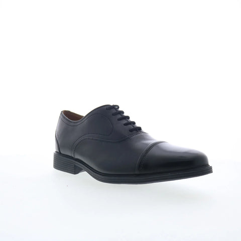 Clarks Whiddon OX 26176991 Mens Black Wide Oxfords & Lace Ups Cap Toe Shoes