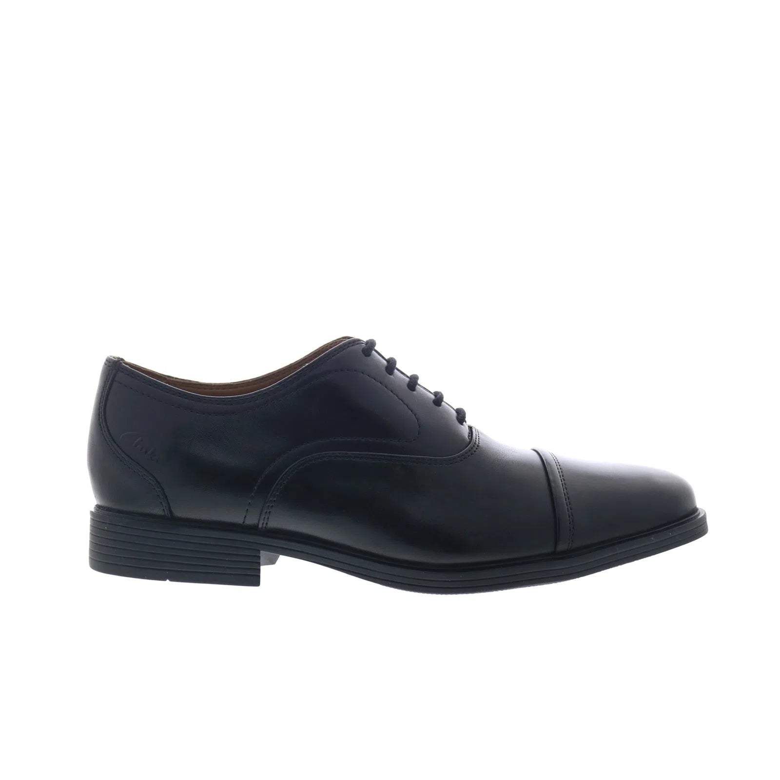 Clarks Men's Whiddon Leather Oxford - Black