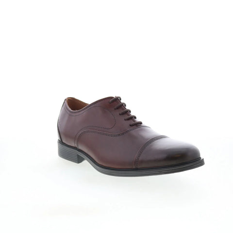 Clarks Whiddon OX 26177809 Mens Brown Wide Oxfords & Lace Ups Cap Toe Shoes