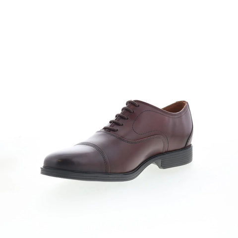 Clarks Whiddon OX 26177809 Mens Brown Wide Oxfords & Lace Ups Cap Toe Shoes