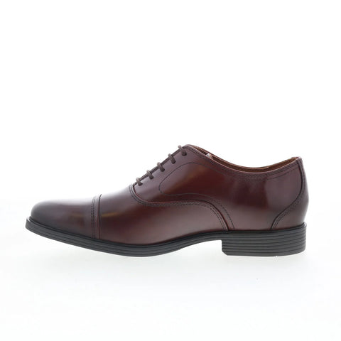 Clarks Whiddon OX 26177809 Mens Brown Wide Oxfords & Lace Ups Cap Toe Shoes